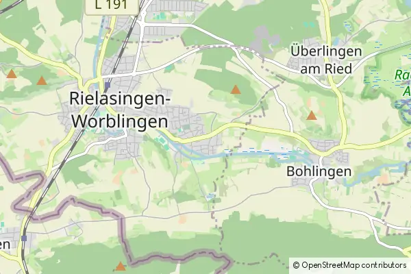 Mapa Rielasingen-Worblingen