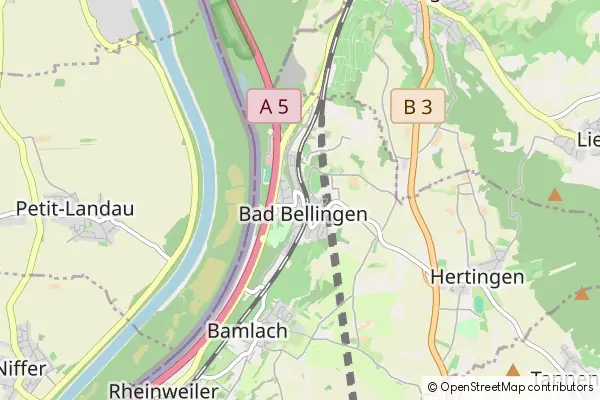 Mapa Bad Bellingen