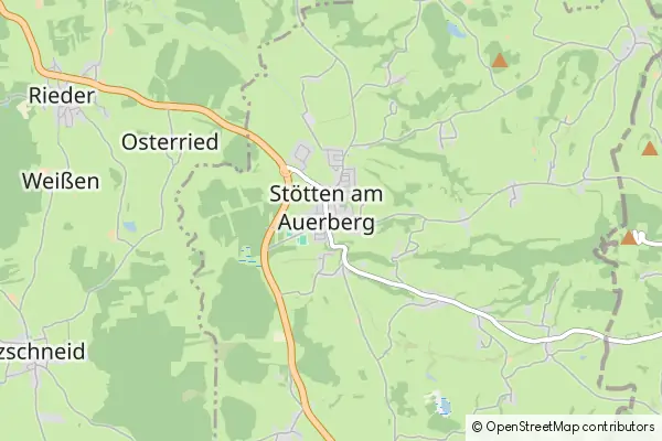 Mapa Stötten am Auerberg