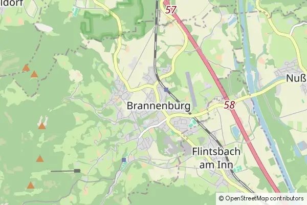 Mapa Brannenburg