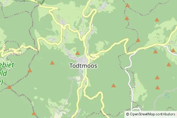 Mapa Todtmoos