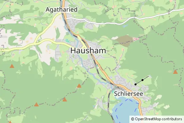 Mapa Hausham