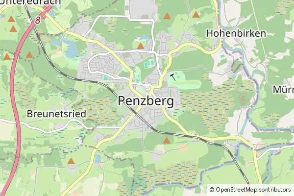 Mapa Penzberg