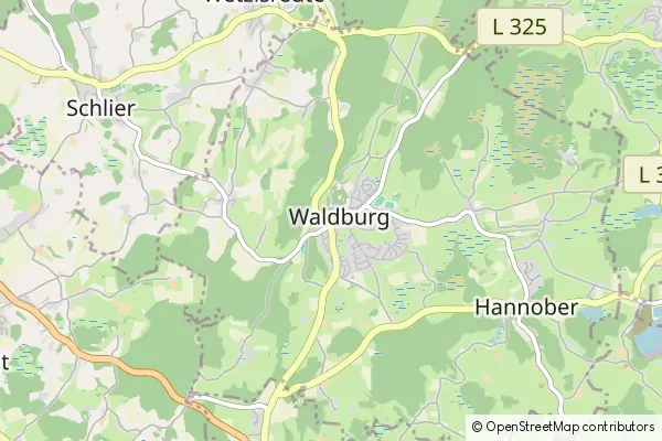 Mapa Waldburg