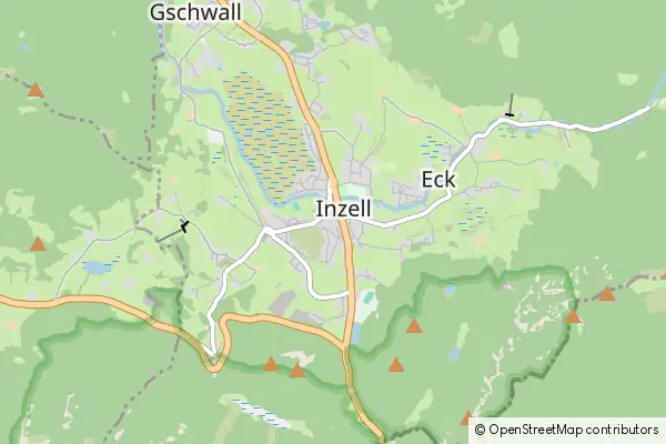 Mapa Inzell