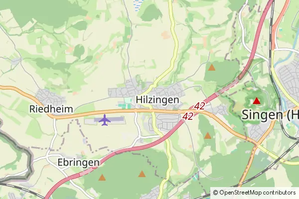 Mapa Hilzingen