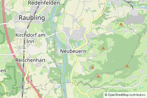 Mapa Neubeuern