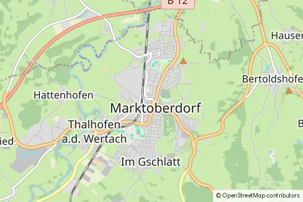 Mapa Marktoberdorf