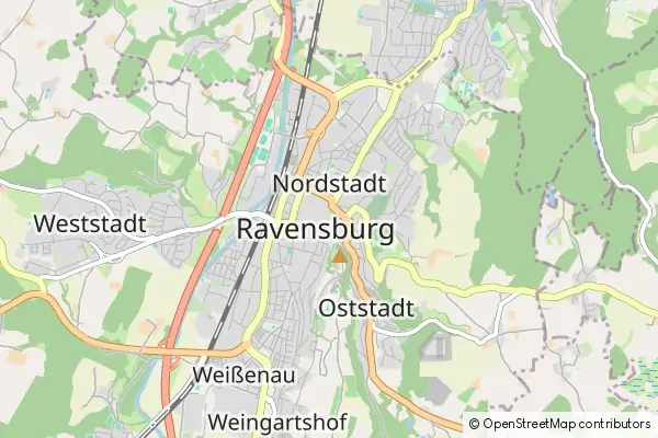 Mapa Ravensburg