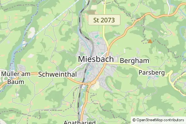 Mapa Miesbach