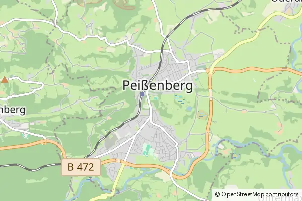 Mapa Peißenberg