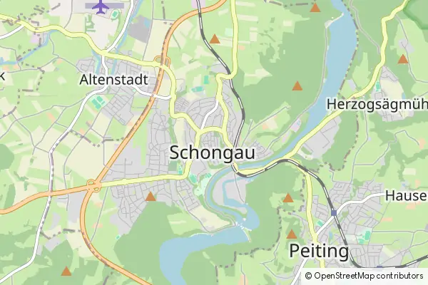 Mapa Schongau