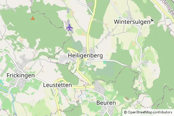 Mapa Heiligenberg