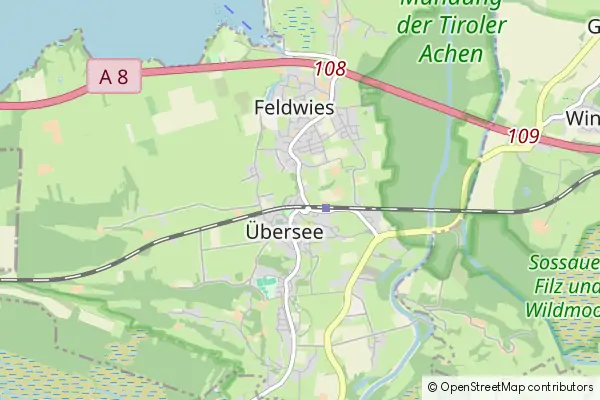 Mapa Übersee