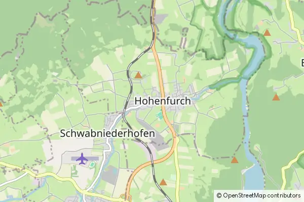 Mapa Hohenfurch