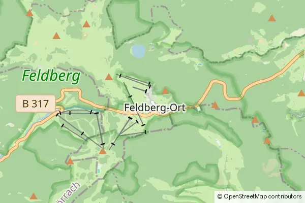 Mapa Feldberg