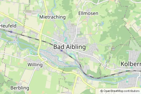 Mapa Bad Aibling