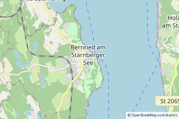 Mapa Bernried am Starnberger See