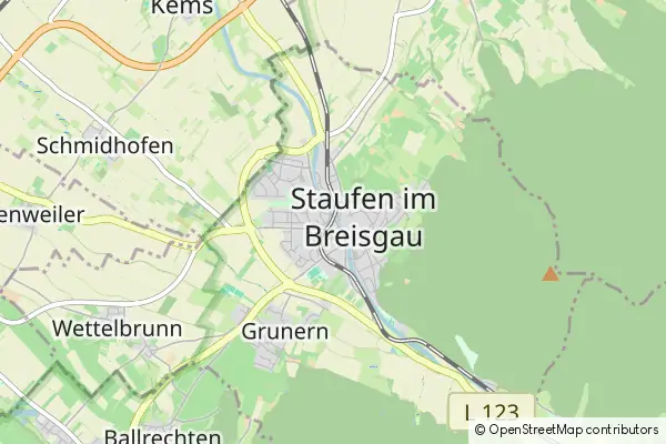 Mapa Staufen