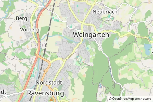 Mapa Weingarten