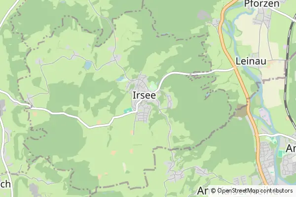 Mapa Irsee