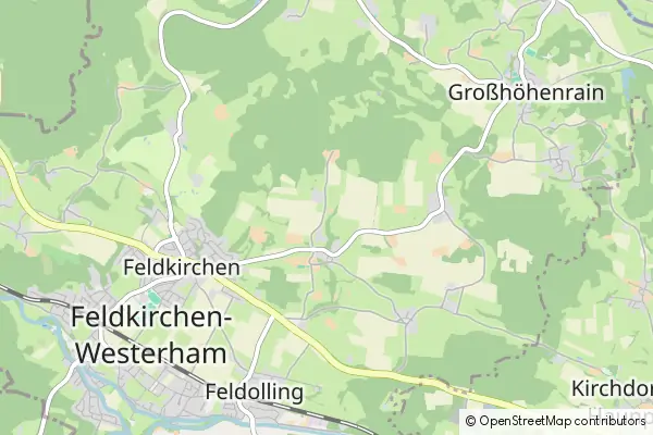 Mapa Feldkirchen-Westerham