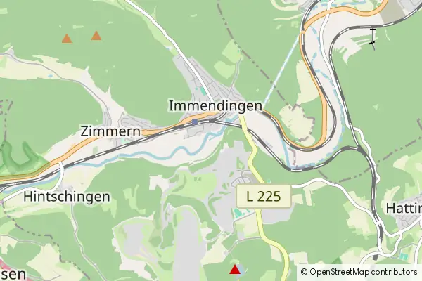 Mapa Immendingen