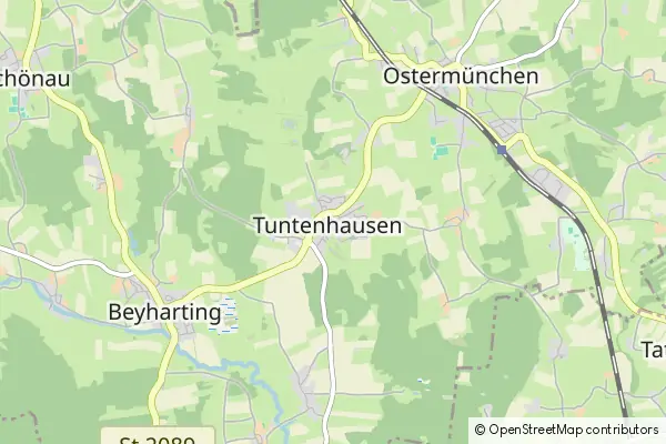 Mapa Tuntenhausen