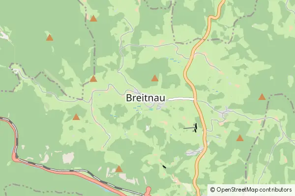 Mapa Breitnau