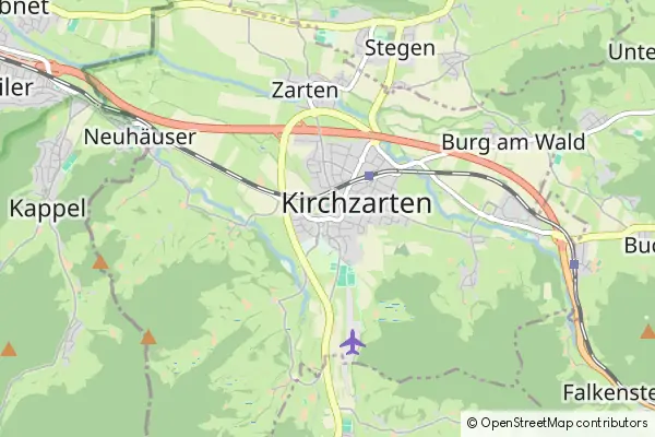 Mapa Kirchzarten