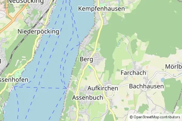 Mapa Berg am Starnberger See