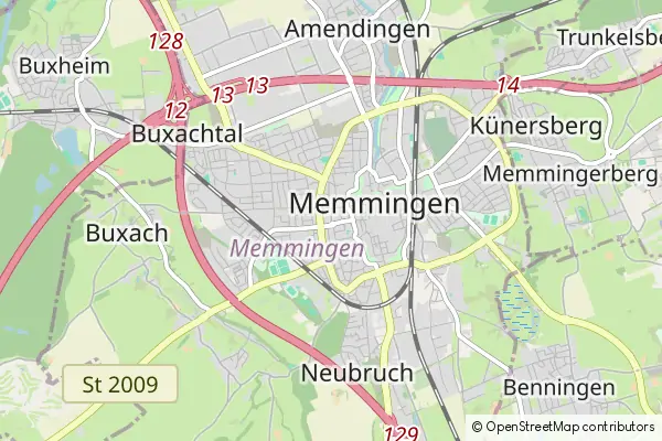 Mapa Memmingen