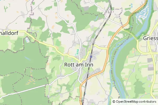 Mapa Rott am Inn