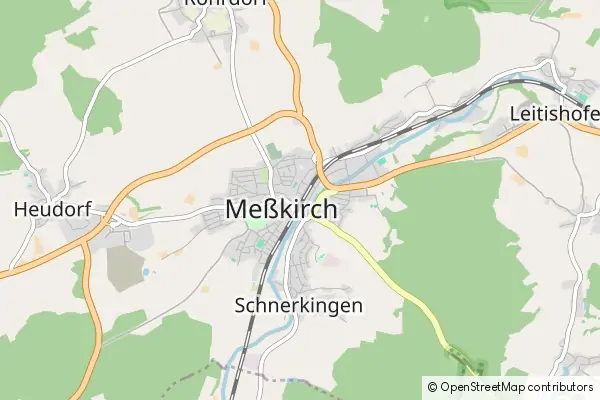 Mapa Meßkirch