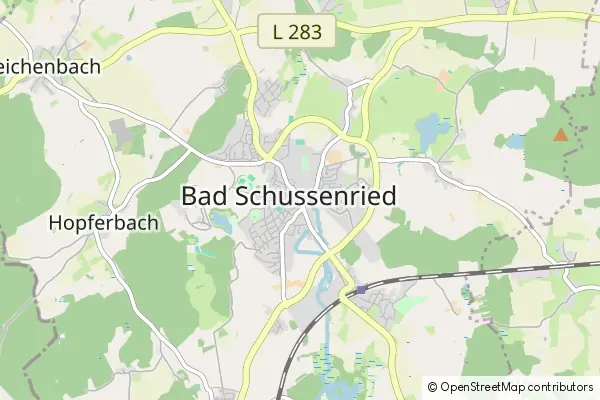 Mapa Bad Schussenried