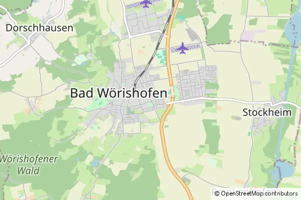 Mapa Bad Wörishofen