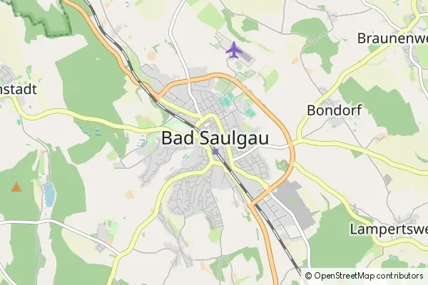 Mapa Bad Saulgau