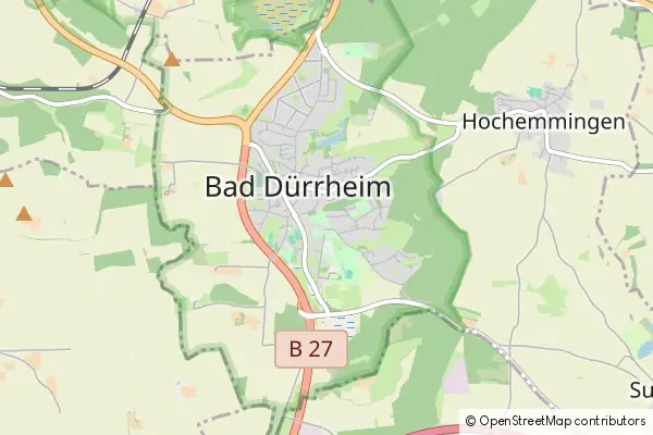 Mapa Bad Duerrheim