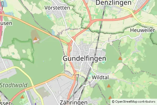 Mapa Gundelfingen