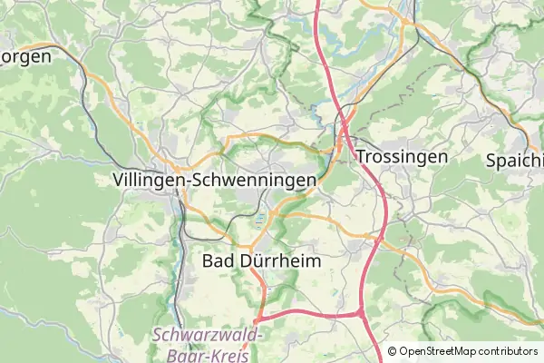 Mapa Villingen-Schwenningen