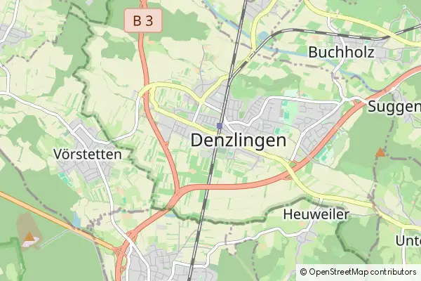 Mapa Denzlingen