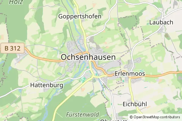 Mapa Ochsenhausen