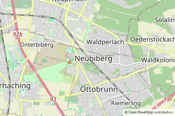 Mapa Neubiberg