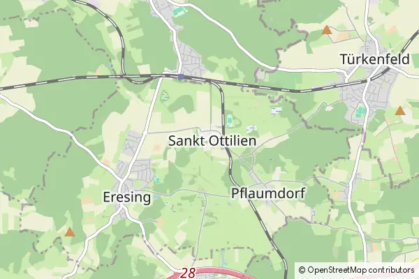 Mapa Sankt Ottilien