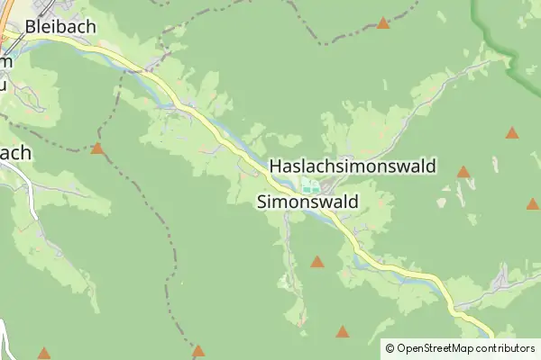 Mapa Simonswald