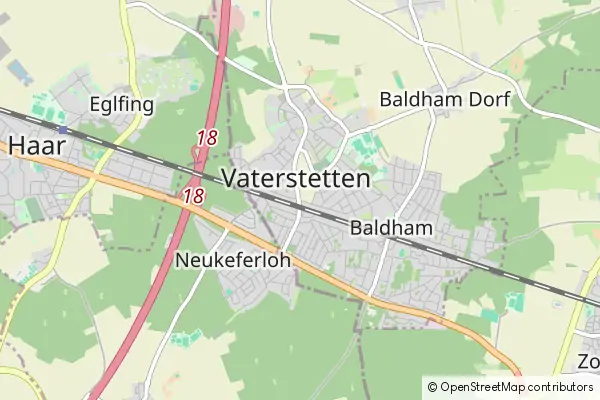 Mapa Vaterstetten