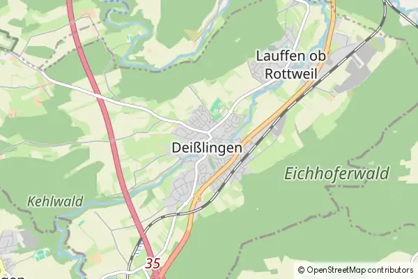 Mapa Deißlingen