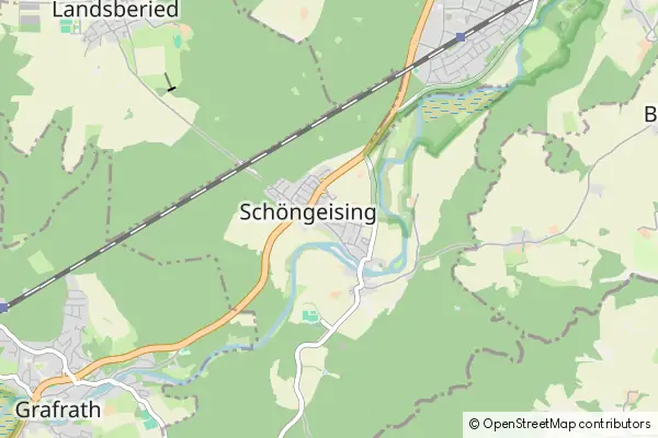 Mapa Schoengeising