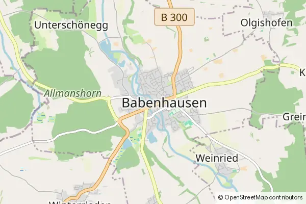 Mapa Babenhausen