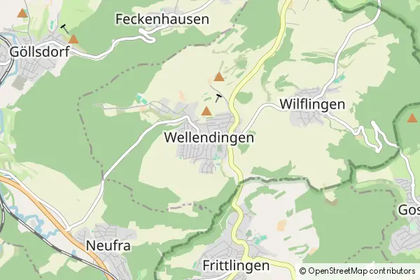 Mapa Wellendingen